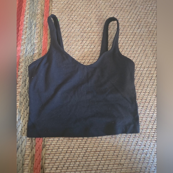LULULEMON Black Align Tank Top Size 4 - Picture 1 of 3